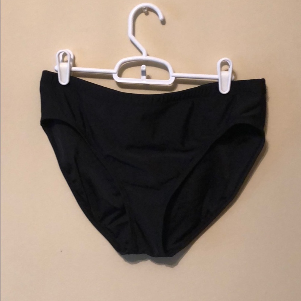 Aqua Green black swim bottoms